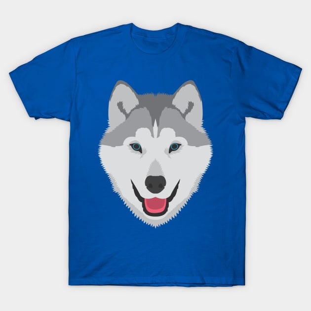 Alaskan Malamute T-Shirt by threeblackdots